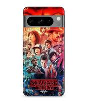 Dėklas - MANIACASE - Google Pixel 8a Pro - Minkštas - Juodas - Stranger Things 4 sezonas juoda