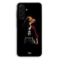 Dėklas Samsung Galaxy A17 One piece manga anime luffy juodas fonas Maniacase juoda