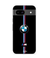 Coque - MANIACASE - Google Pixel 8a - Logo BMW - Silicone Souple - Couleur M juoda