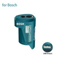 Maitinimo šaltinio keitiklis Bosch 10,8V/12V baterijai, USB prievadas ir nuolatinės srovės 12V lizdas, nešiojamas šildomos striukės akumuliatoriaus adapteris