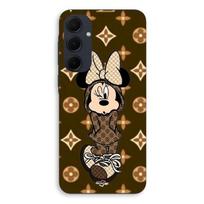 Telefono dėklas - MANIACASE - Samsung Galaxy A55 - Silikoninis - Minnie Mouse Disney LV Rudas ruda