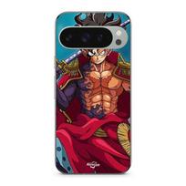 Coque - MANIACASE - Google Pixel 9 Pro - Silicone - Souple - One Piece Luffy Gear 5 juoda