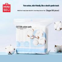 MINISO Makiažo valiklis ir veido vatos diskeliai white