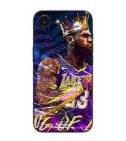 Maniacase Case For Iphone 16E NBA Los Angeles Lakers Lebron James Poster juoda