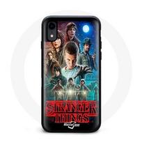 Dėklas - Stranger Things - Iphone XR - Minkštas - Juodas - Unisex