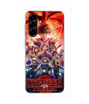 Case - Maniacase - Samsung Galaxy A26 - Silicone - Black - Stranger Things season 2 juoda