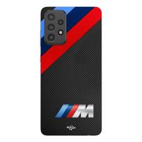 Telefono dėklas - MANIACASE - Samsung Galaxy A72 - Silikonas - Lankstus - BMW M Power Logotipas
