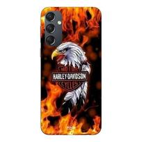 Case For Samsung Galaxy S25 FE Harley Davidson eagle fire Maniacase juoda