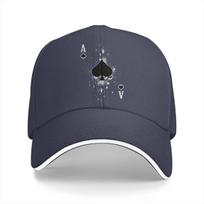 Poker Multicolor Hat Peaked Men's Cap Ace Of Spades Poker Apparel Classic Personalized Visor Protection Hats One Size