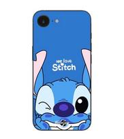 Maniacase Case For Iphone 16E stitch cute ohana stitch blue front blue juoda