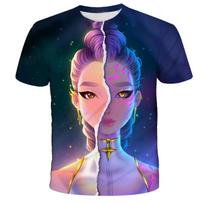 Merginos Berniukai Marškinėliai K-Pop Demono Medžiotojai Vaikų Drabužiai Marškinėliai Mielas Animacinis Spaudinys Marškinėliai Viršūnės 150