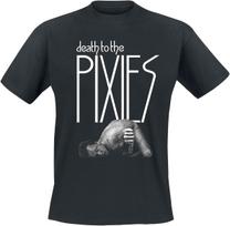 Pixies Marškinėliai Mirtis Pixies Grupės Logotipui Naujas Oficialus Vyriškas Juodas S juoda