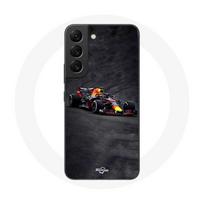 Coque pour Samsung Galaxy S21 FE Formule 1 Max Verstappen F1 noir rouge et jaune