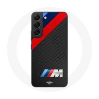 Dėklas Samsung Galaxy S21 FE BMW M Logotipas karbonas