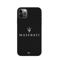 Dėklas - Maserati - Iphone 14 Pro Max - Baltas - Anglies pluoštas - Kietas balta