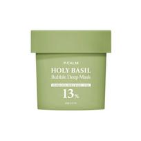 [P.CALM] Šventojo baziliko putojanti giluminio valymo kaukė 90g / Putojantis šventasis bazilikas + PHA 13% 90g x 1