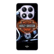 Coque - Maniacase - Xiaomi Redmi Note 14 Pro 5G - Noir - Souple - Harley Davidson Logo