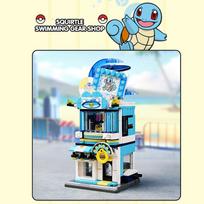 Pokemon Pikachu Nagų Kranas Žaidimų Automatas Parduotuvės Statybiniai Blokiniai Charizard Squirtle Bulbasaur Modeliai Švietimo Žaislai Vaikams Kalėdinės Dovanos