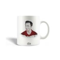 Keramikinis puodelis - Tesla - Elon Musk - 30cl - Tinka plauti indaplovėje - Baltas