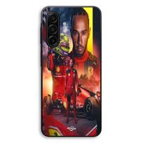 Case For Samsung Galaxy A17 Lewis Hamilton Scuderia Ferrari F1 official Maniacase juoda