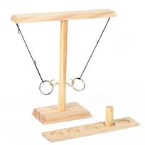 Žiedmetimo žaidimas suaugusiems Kabliuko ir žiedo žaidimas Rankų darbo medinis metimo žaidimas suaugusiems Lauko ir vidaus žaidimai Kiemo dekoras Sodo žaidimai