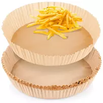 Karšto oro gruzdintuvo popieriniai įdėklai 20 cm, 50 vnt.