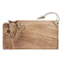 Medinė pjaustymo ir serviravimo lenta 45 × 22 cm