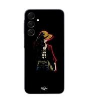 Telefono dėklas - Maniacase - Samsung Galaxy A16 - Silikonas - Lankstus - One Piece Manga Anime Luffy juoda