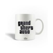 Mug en Céramique Grand Theft Auto Logo Noir