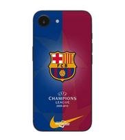 Maniacase dėklas iPhone 16E Barcelona FC Real Madrid Čempionų lyga juoda