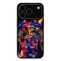 Dėklas iPhone 17 Pro Max Lamine Yamal FC Barcelona Tapetas Maniacase juoda