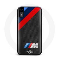 Telefono dėklas - BMW - Iphone XR - Anglies pluoštas - BMW M įkvėptas dizainas - Juodas juoda