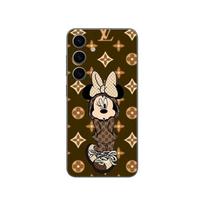 Coque Samsung Galaxy S24 FE minnie DISNEY LV MARRON Maniacase