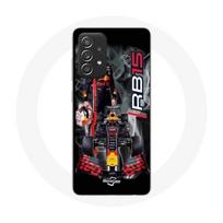 Dėklas - Red Bull - Samsung Galaxy A33 5G - Juodas silikonas - Formulė 1 - Maxas Verstappenas juoda