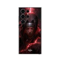 Coque Samsung Galaxy S25 Ultra itachi uchiwa anime 3D fanart Maniacase juoda