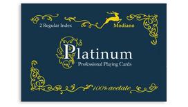 Modiano Platinum Acetate Quality Regulr index žaidimų kortos