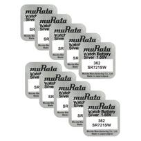 Murata 362 (SR721SW) sidabro oksido baterijos 10 vnt.