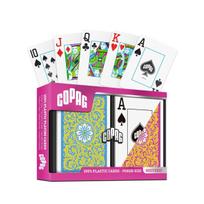 Neoteric Poker Jumbo Index 2 kortų kaladžių rinkinys (geltona, mėlyna, rožinė) Copag