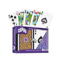 Neoteric Poker Regular Index 2 kaladžių rinkinys (violetinė, geltona, mėlyna) Copag
