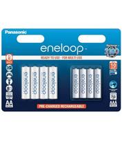Eneloop 4 AAA + 4 AA įkraunamos baterijos 8 vnt.