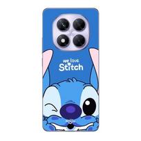 Coque - Maniacase - Xiaomi Redmi Note 14 Pro 5G - Stitch - Souple - Bleu mėlyna