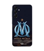 Telefono dėklas - Maniacase - Samsung Galaxy A16 - Silikonas - Minkštas - Mėlynas ir auksinis OM logotipas juoda