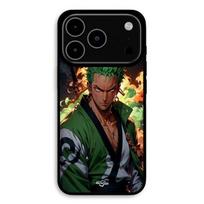 Case For iPhone 17 Pro One piece Zoro manga anime 3D art Maniacase juoda