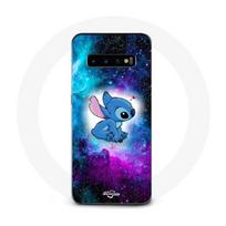 Coque Maniacase pour Samsung Galaxy S10 Plus Stitch ohana espace coloré