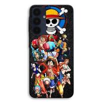 Dėklas Samsung Galaxy A16 One piece Monkey Luffy įgula anime manga Maniacase juoda