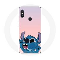 Dėklas - Xiaomi - Redmi Note 5 Pro - Lankstus - Apsauga - Stičas nosimi į viršų rožinė