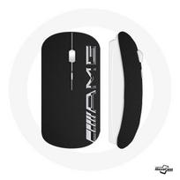 Belaidė Pelė - AMG - Anglies Pluošto Logotipas - Spalva Juoda - Wifi USB Raktas - Suderinama su Mac ir PC