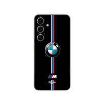 Samsung Galaxy S25 Plus dėklas BMW logotipas M spalva Maniacase juoda