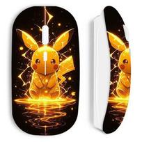 Souris - Pikachu - Eclair - Sans Fil - Blanc - Nano clé USB wifi