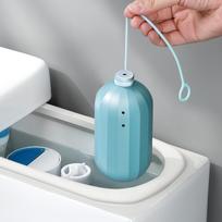 Japoniškas automatinis tualeto valiklis ir gaiviklis: Mėlynas burbuliukų kvapas, Ilgai išliekantis kvapas, Kvapo šalinimas 1 bottle [Lasts 90 days]